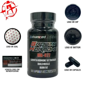 MK-677 Ibutamoren Growth Hormone (10mg x 60 Capsules)| Enhanced Athlete